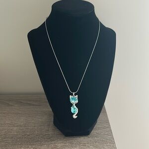 Blue Fox Necklace